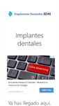 Mobile Screenshot of implantesdentalesmedicos.com